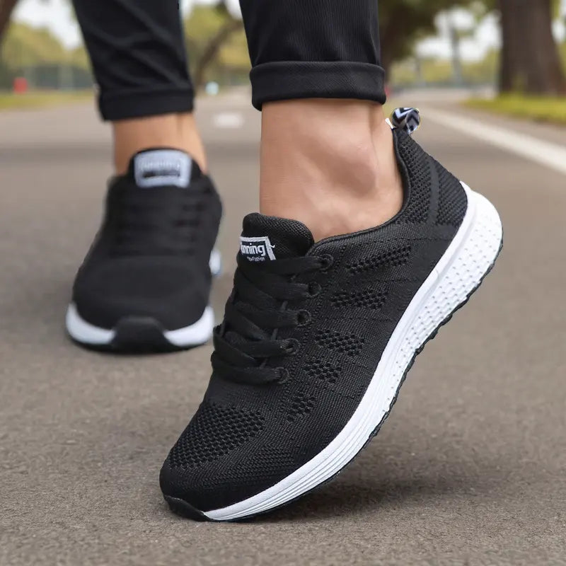 Herr Lätta Andningsbara Sneakers Med Flexibel Sula