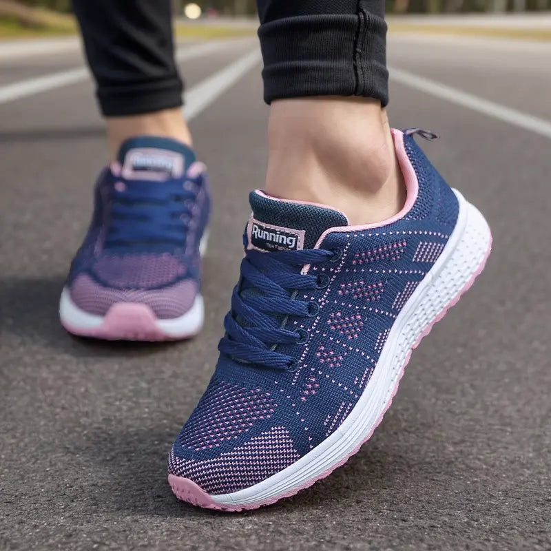 Herr Lätta Andningsbara Sneakers Med Flexibel Sula