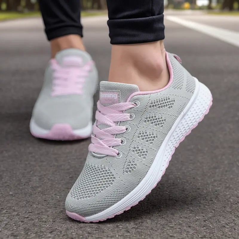 Herr Lätta Andningsbara Sneakers Med Flexibel Sula