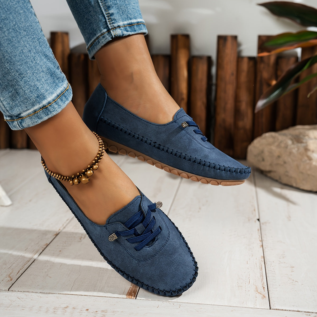 Damloafers Med Flexibel Sula Och Slip-On-Design