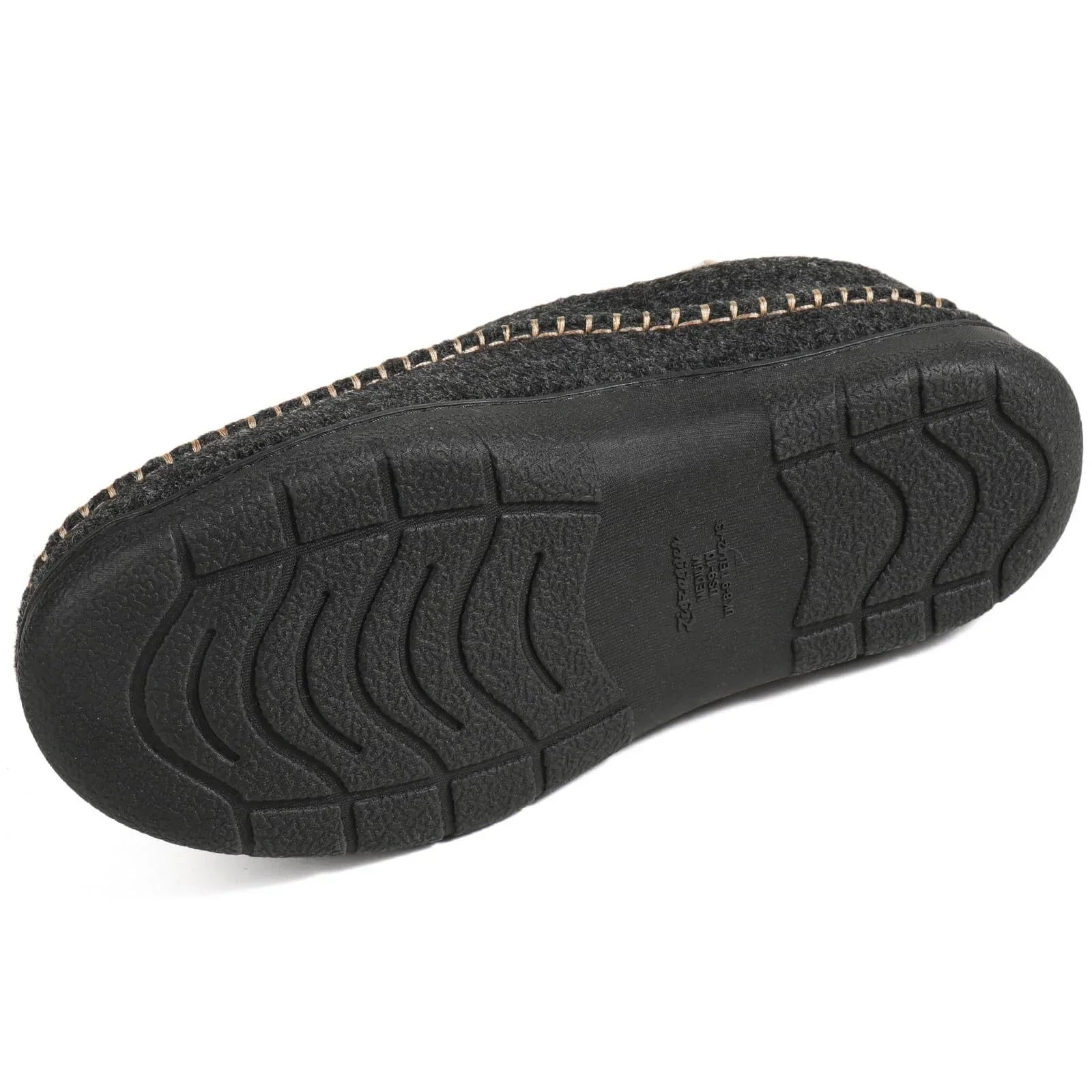 Herrloafers Med Slip-On-Detaljer, Bred Tå, Halkfri Plysch