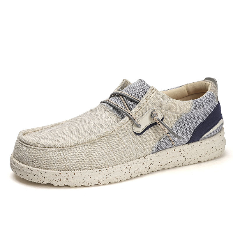 Herrloafers I Canvas Med Lätt Eva-Sula