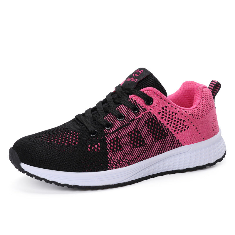Damsneakers I Mesh Med Eva-Sula Och Snörning Framtill
