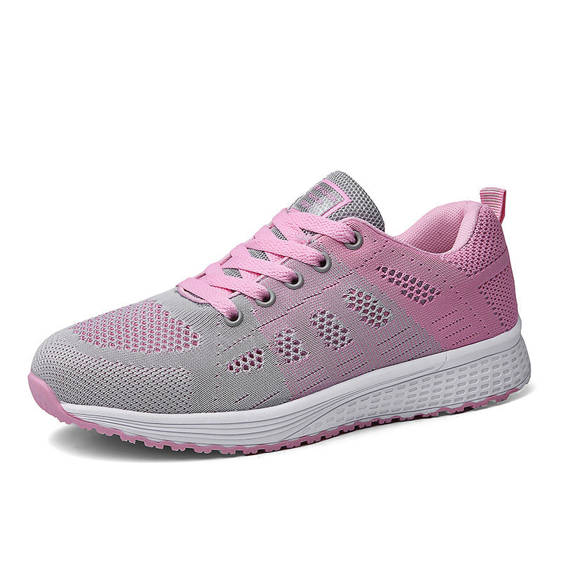 Damsneakers I Mesh Med Eva-Sula Och Snörning Framtill