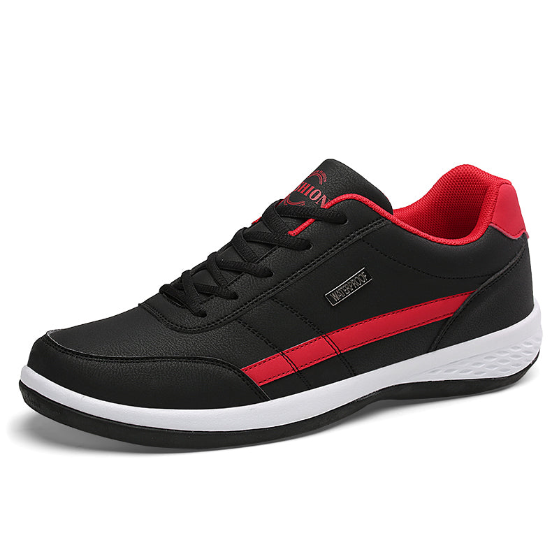Herrsneakers med mesh-ovandel och tjock PU-sula