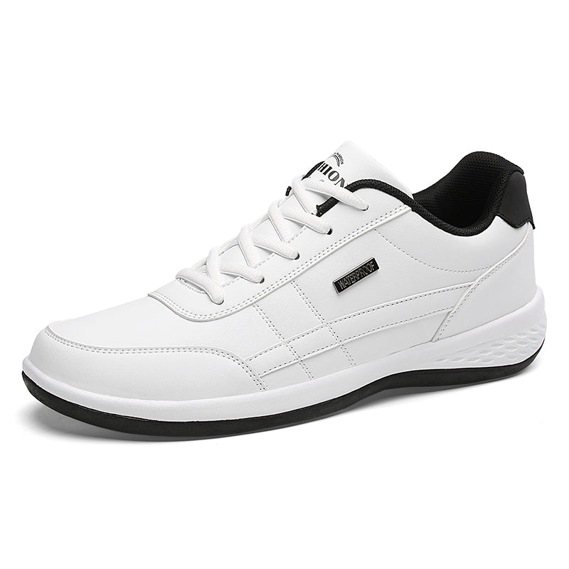 Herrsneakers med mesh-ovandel och tjock PU-sula