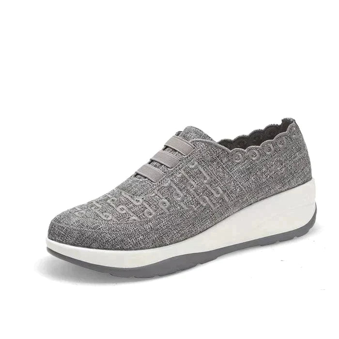 Herr Sommar Slip On Mesh Skor Rund Tå Elastiskt Övre Arch Support