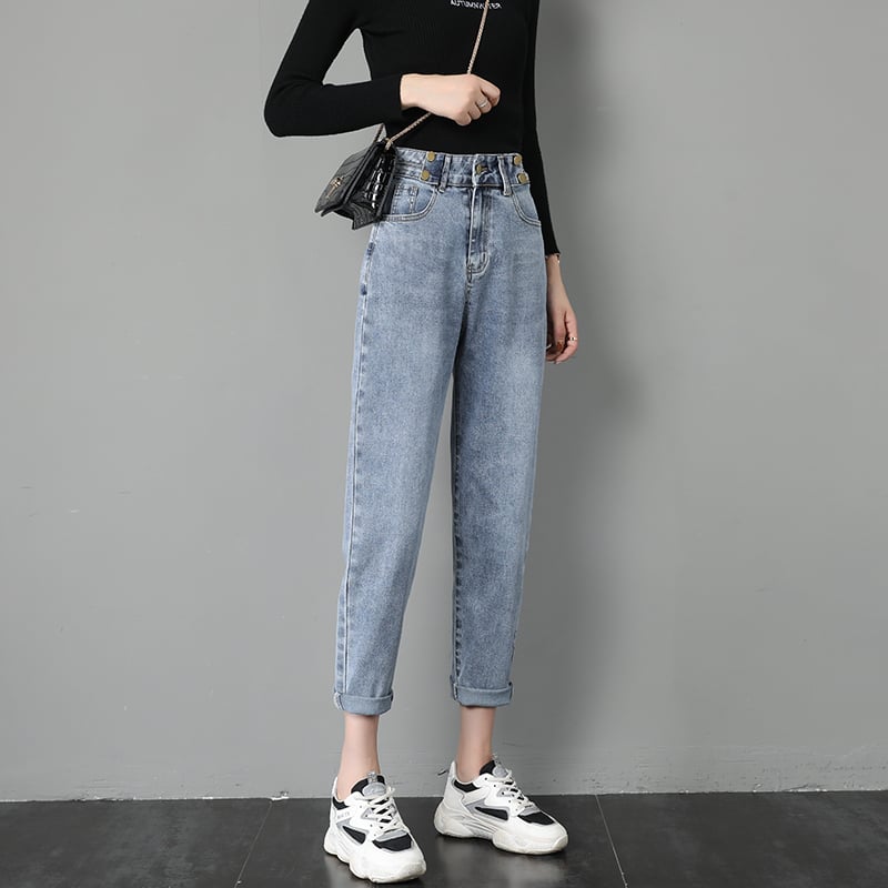 Lassi Jeans Med Hög Midja | Perfekt För Hösten