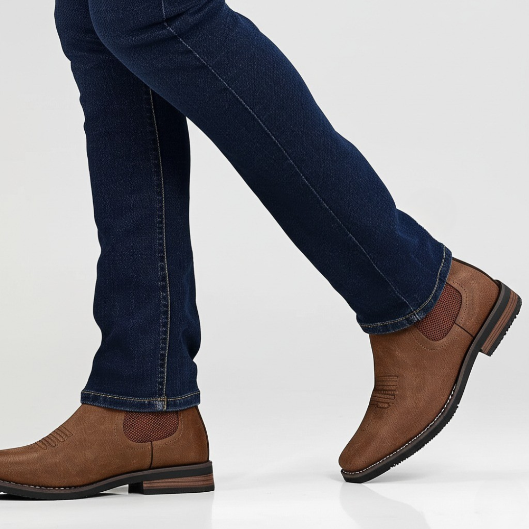 Chelsea Boots För Herr Med Slip-On Design Och Halksäker Sula