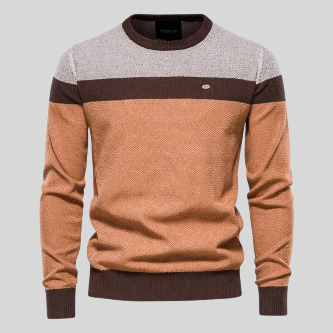 Herr Tröja Långärmad Regular Fit Pullover