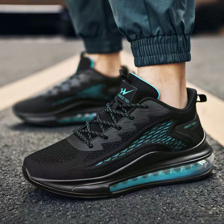 Herrsneakers Med Andningsfunktion Och Snörning