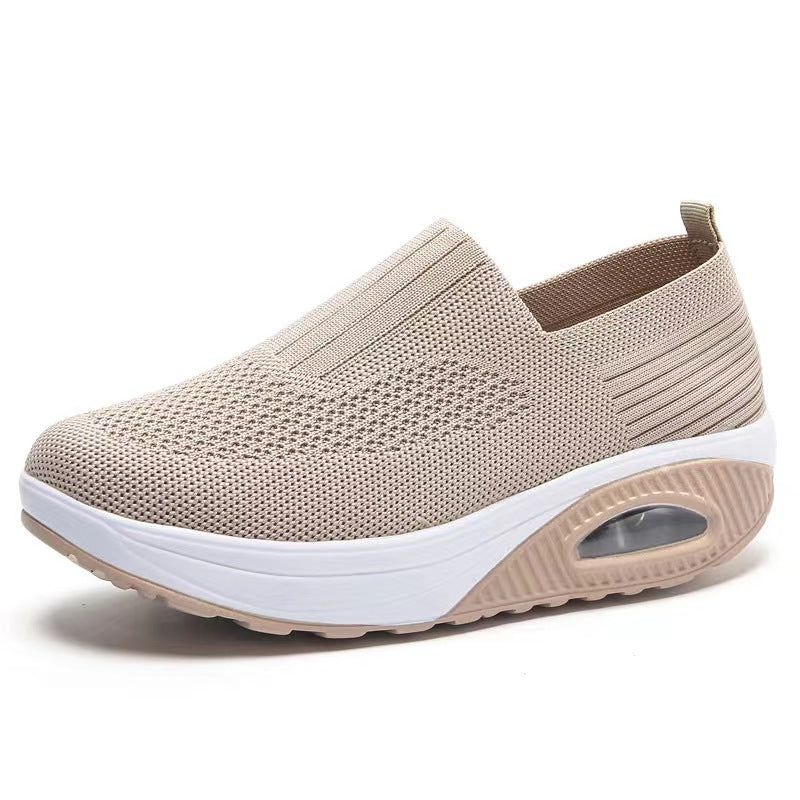 Dam Slip-On Sneakers med Fotvalvsstöd och Halkfri Sula
