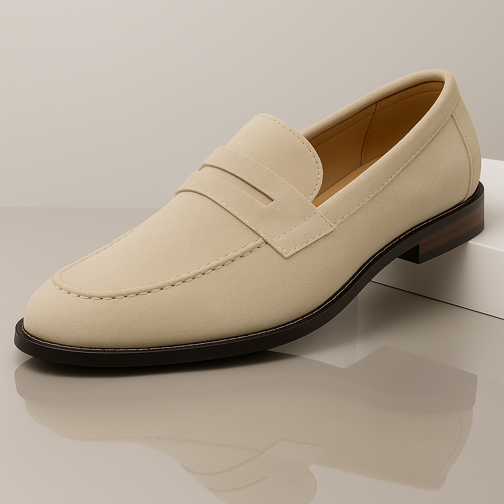 Herrloafers Mockaliknande Yta Ergonomisk Sula Mångsidig Design