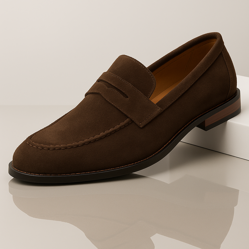 Herrloafers Mockaliknande Yta Ergonomisk Sula Mångsidig Design