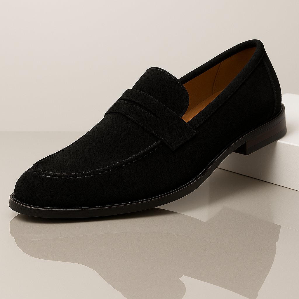 Herrloafers Mockaliknande Yta Ergonomisk Sula Mångsidig Design