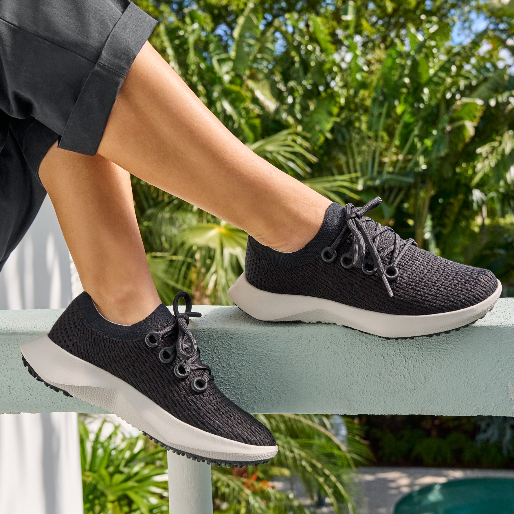 Damsneakers I Ett Stycke, Stickad Ovandel Med Greppsula
