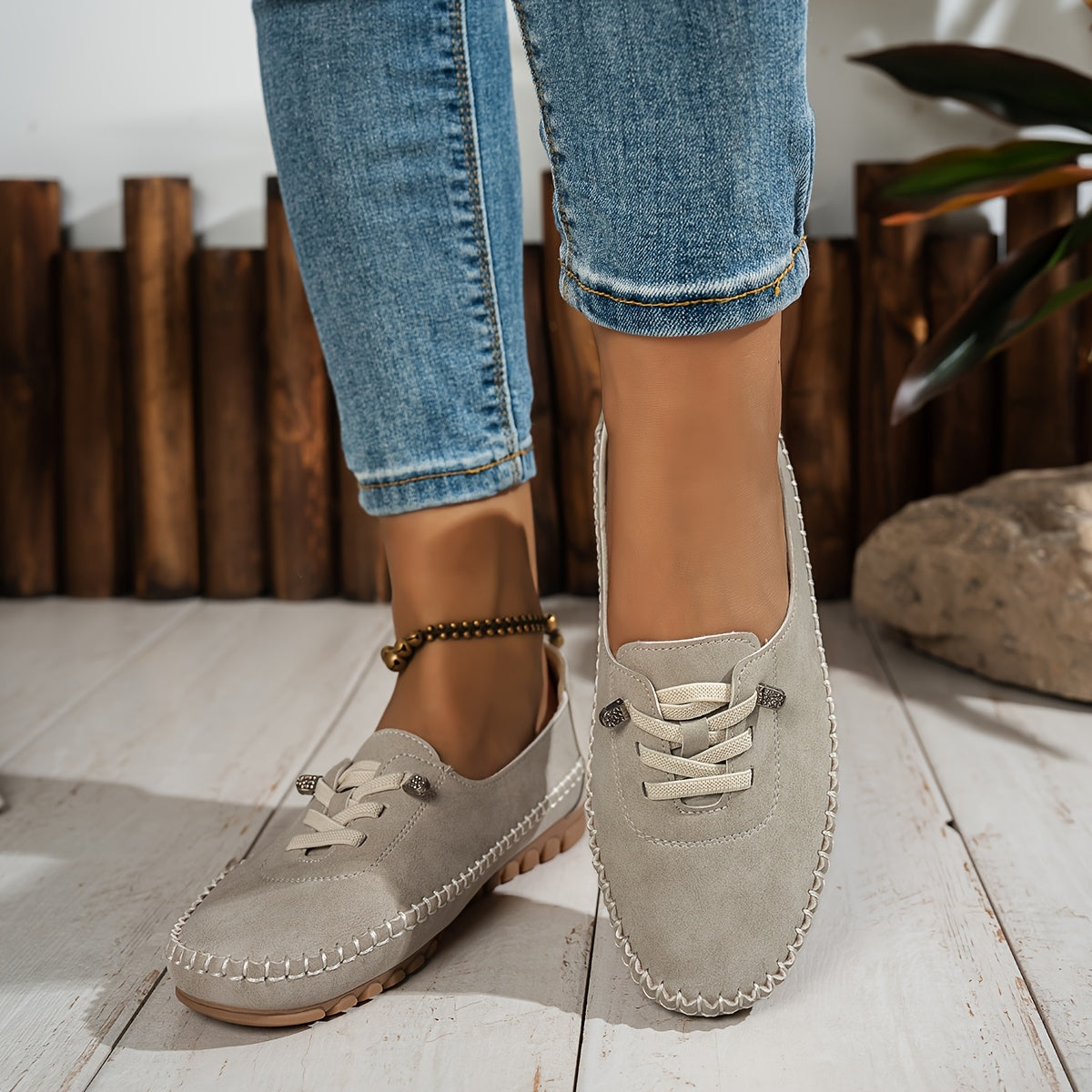 Damloafers Med Flexibel Sula Och Slip-On-Design