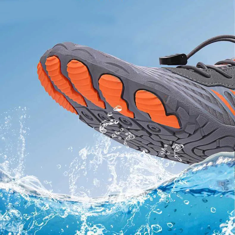 Sommarvattenskor För Män Med Slip-On Gummisula För Simning Och Strand