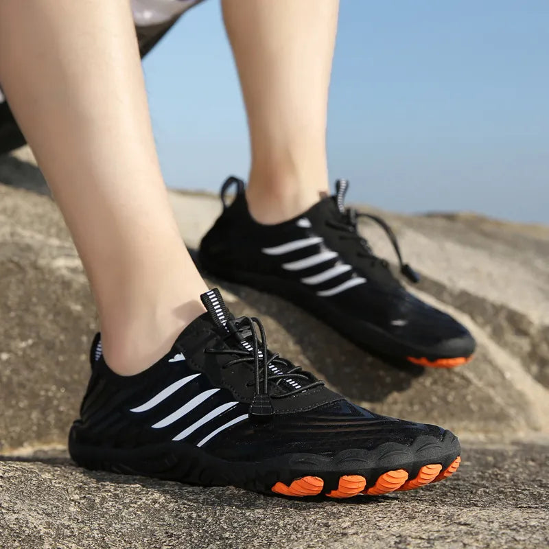 Sommarvattenskor För Män Med Slip-On Gummisula För Simning Och Strand