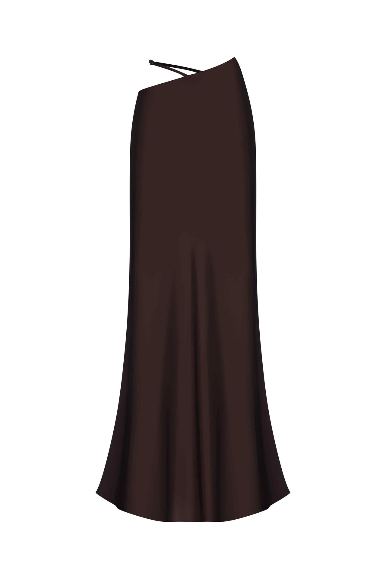 Lång, Bodycon-Kjol Med Höfter Och Urholkad Design För Kvinnor