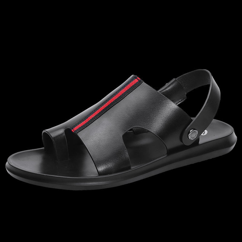 Andningsbara Sandaler i konstläder Med Slitstarka Sulor | Perfekt För Vår Och Sommar
