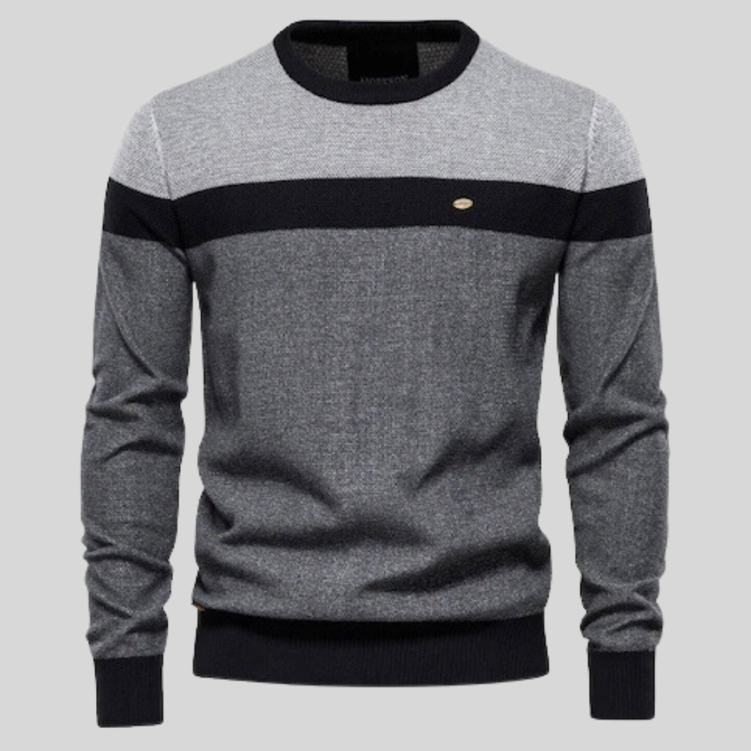 Herr Tröja Långärmad Regular Fit Pullover