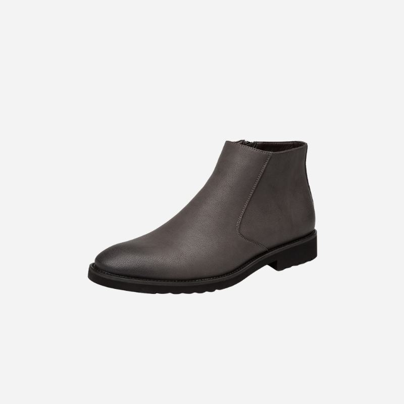 Chelsea Boots För Herr Med Slip-On Design Och Elastiska Sidor