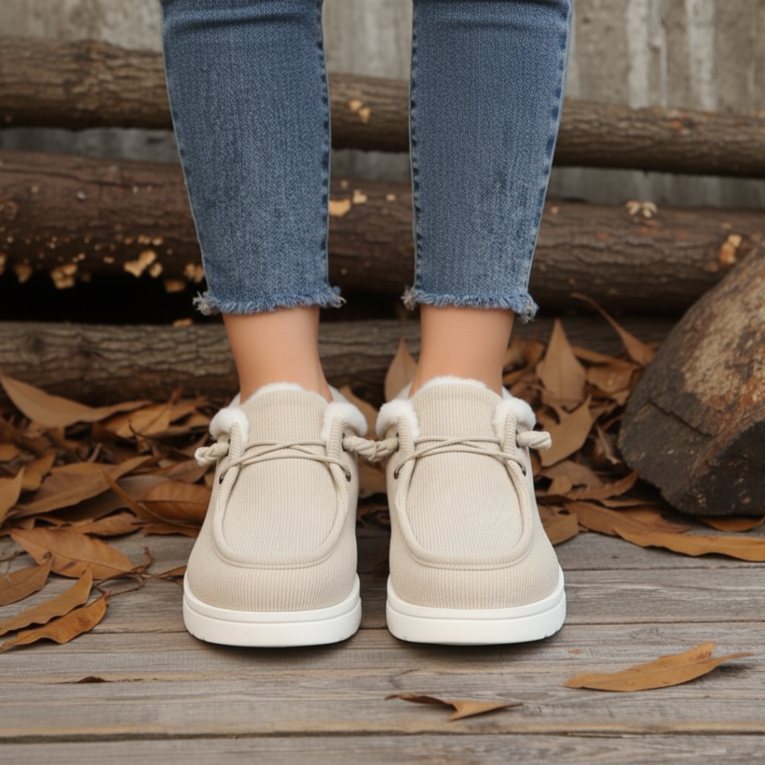 Dam Vinterskor Slip-On med Halkfri Sula och Flexibel Passform