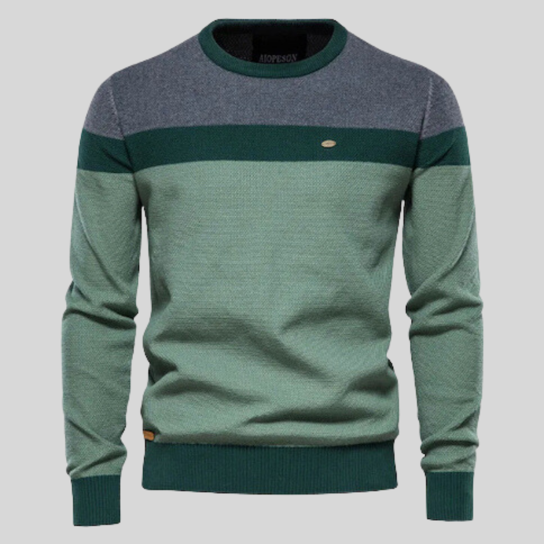 Herr Tröja Långärmad Regular Fit Pullover
