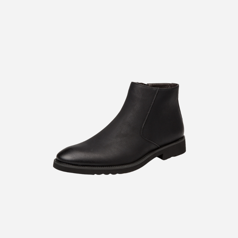 Chelsea Boots För Herr Med Slip-On Design Och Elastiska Sidor