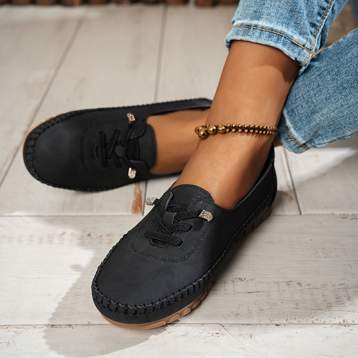Damloafers Med Flexibel Sula Och Slip-On-Design