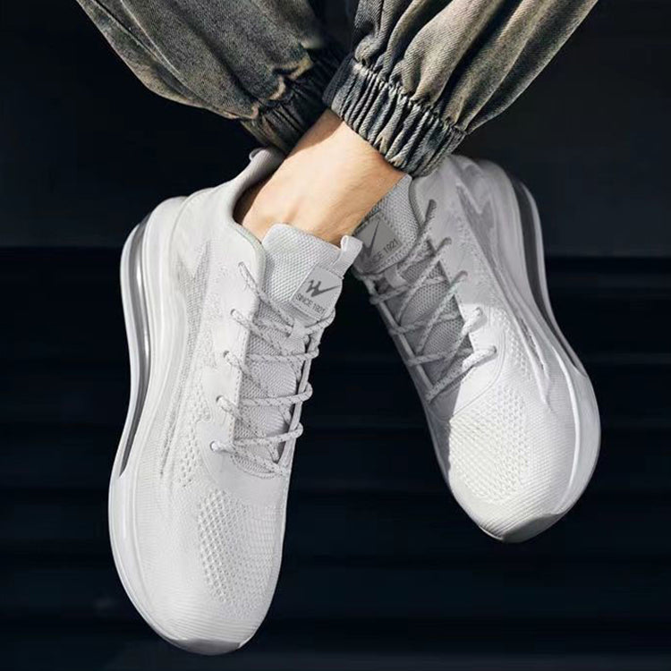 Herrsneakers Med Andningsfunktion Och Snörning