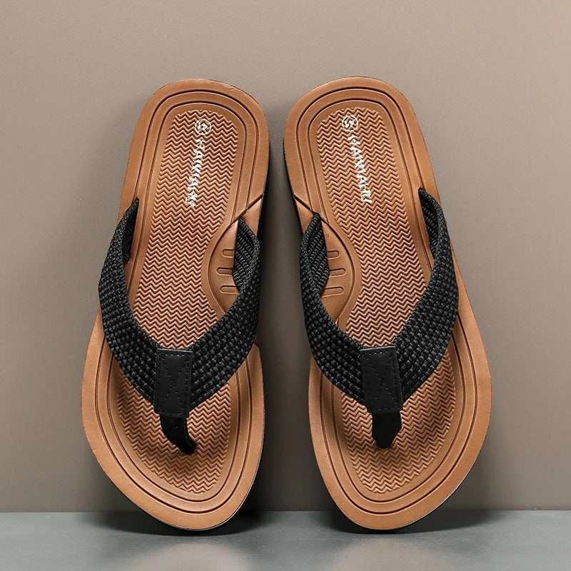 Herr Flip-Flops Med Vaddering Och Slip-On-Sandaler