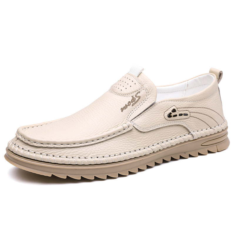 Herrskor För Bilkörning Med Gummisula Och Slip-On-Design