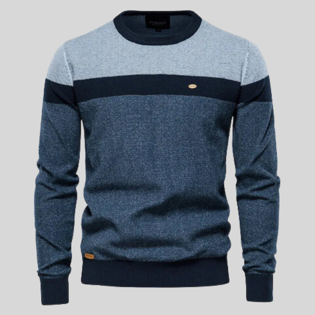 Herr Tröja Långärmad Regular Fit Pullover