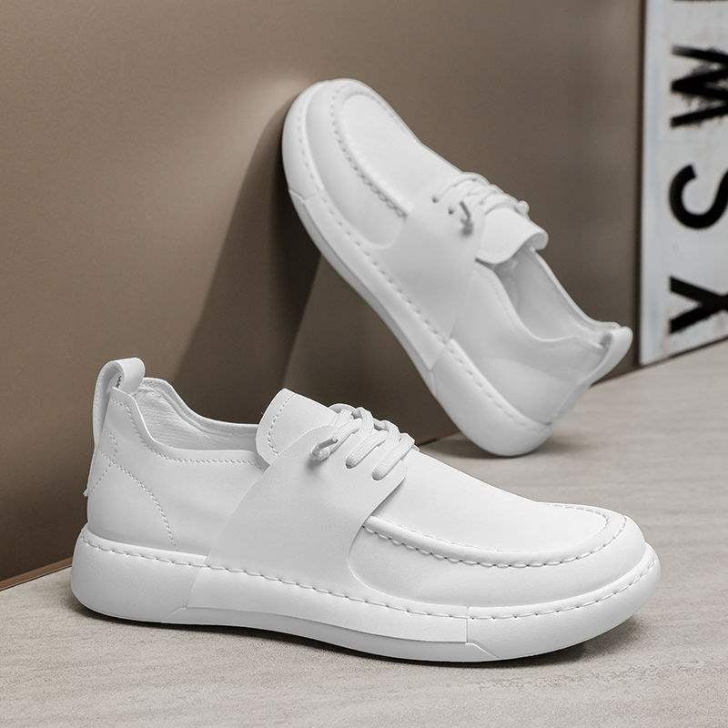 Herrloafers I Pu-Läder Med Lätt Sula