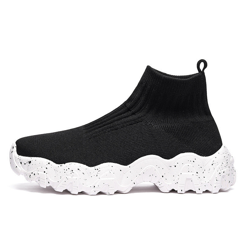 Herrskor Med Mellanhöga Slip-On-Platåskor