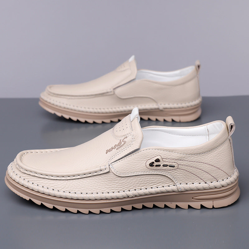 Herrskor För Bilkörning Med Gummisula Och Slip-On-Design