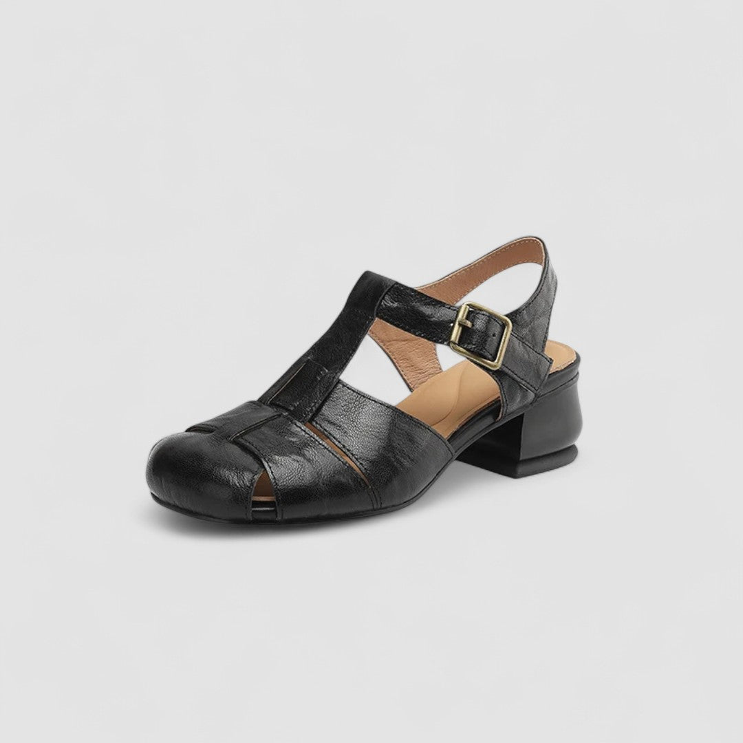 Damskor med slip-on-mönster och dämpat stöd för hålfoten
