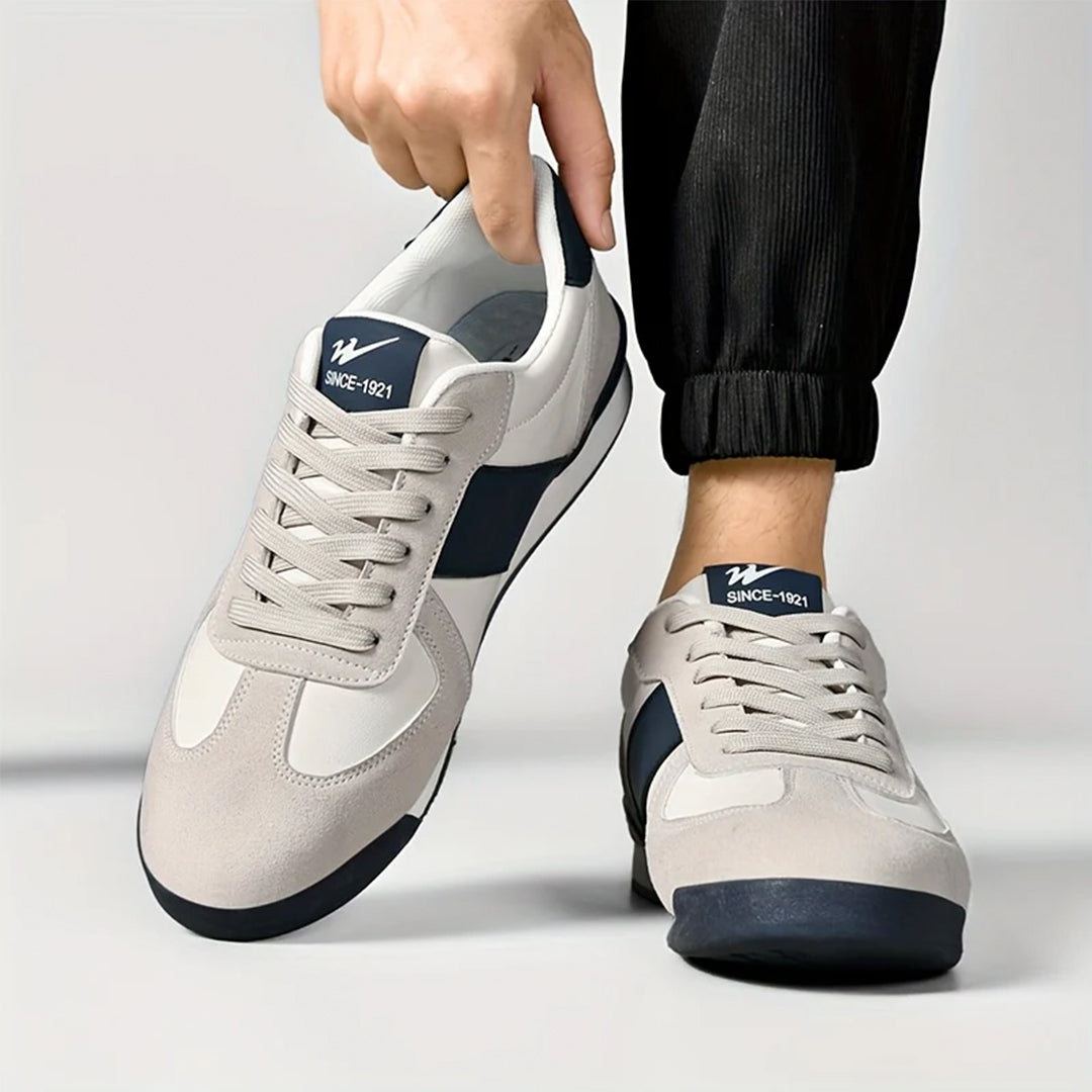 Herr Låga Sneakers Med Stripe Detalj Och Dämpad Insida
