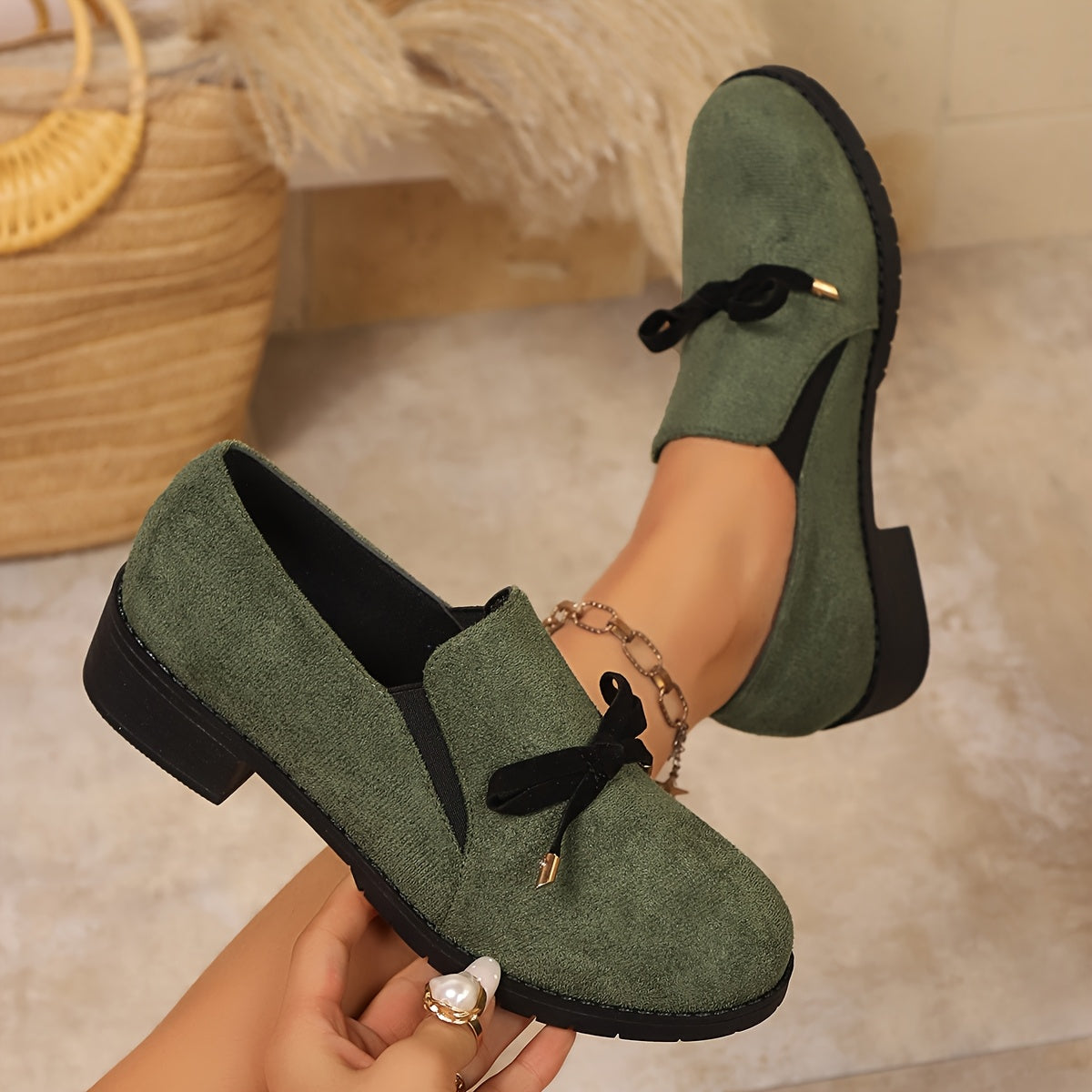 Damloafers Med Slip-On Och Mjukt Stöd