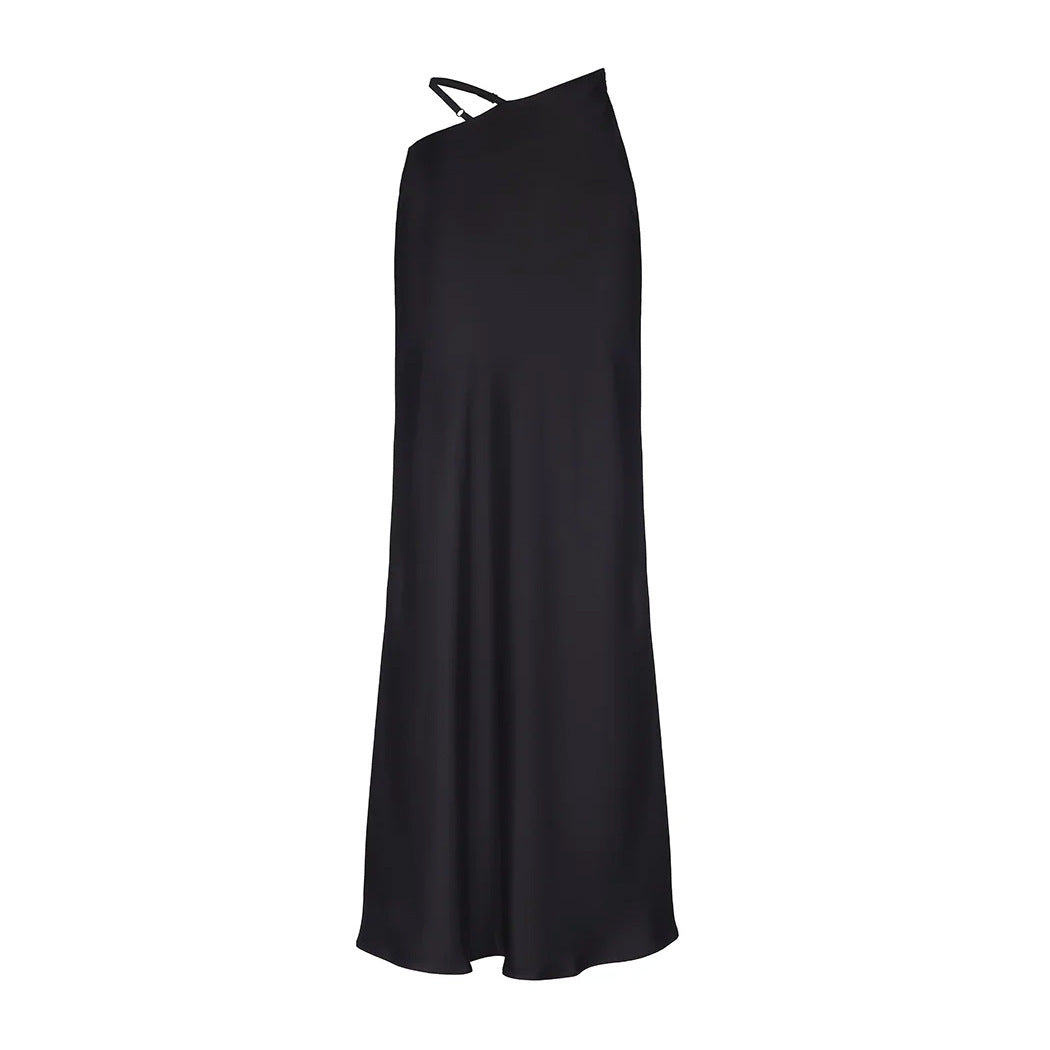 Lång, Bodycon-Kjol Med Höfter Och Urholkad Design För Kvinnor