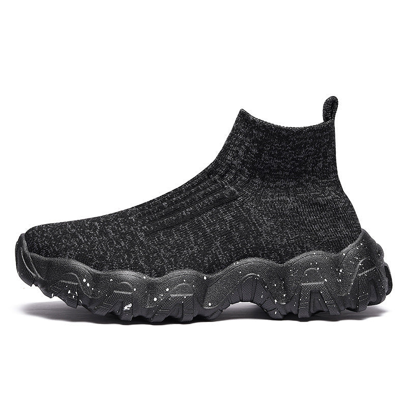 Herrskor Med Mellanhöga Slip-On-Platåskor