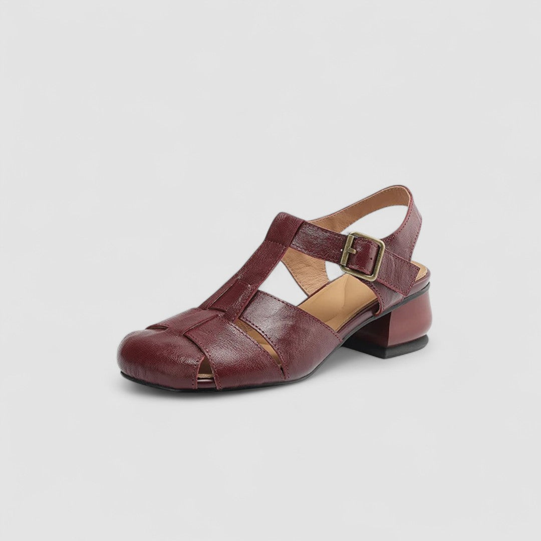 Damskor med slip-on-mönster och dämpat stöd för hålfoten