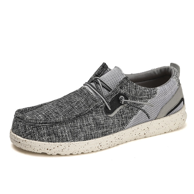 Herrloafers I Canvas Med Lätt Eva-Sula