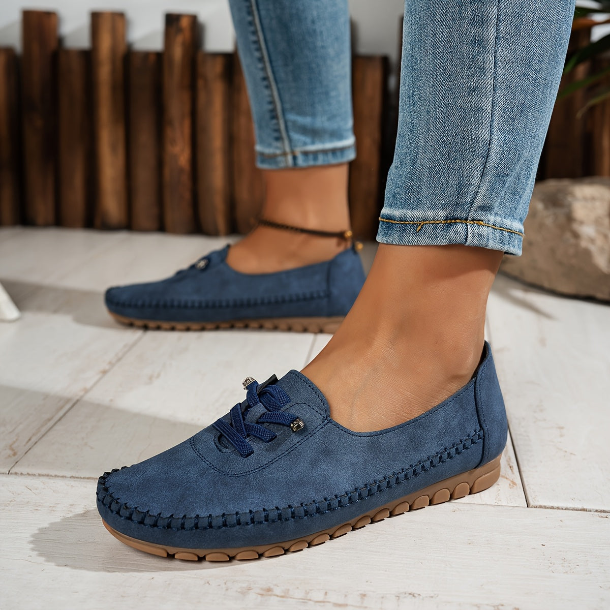 Damloafers Med Flexibel Sula Och Slip-On-Design
