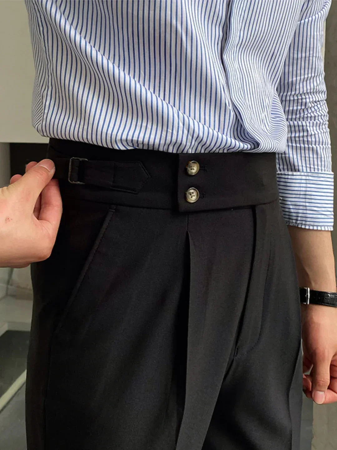 Skräddarsydda Vintagebyxor För Män