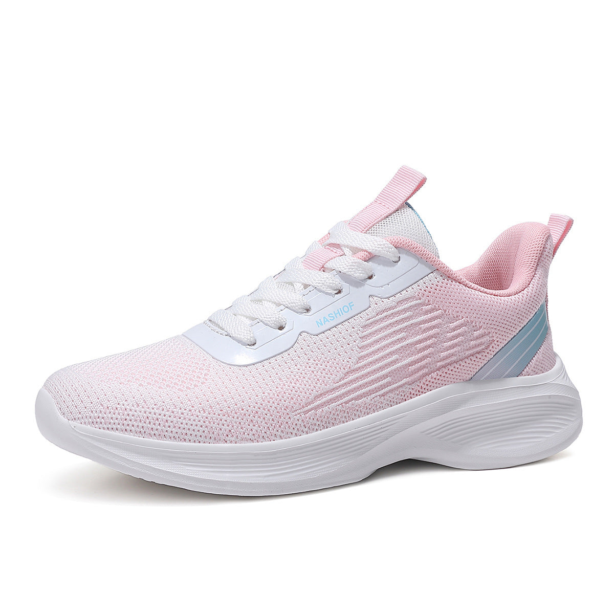 Lätta Flyknit-Sneakers Med Snörning För Kvinnor
