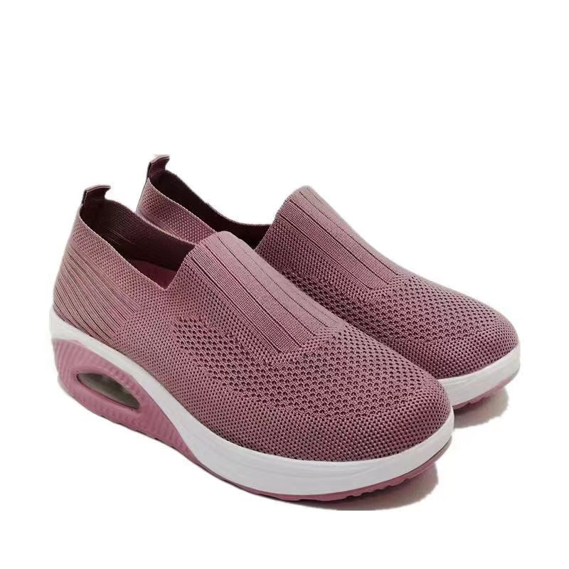 Dam Slip-On Sneakers med Fotvalvsstöd och Halkfri Sula