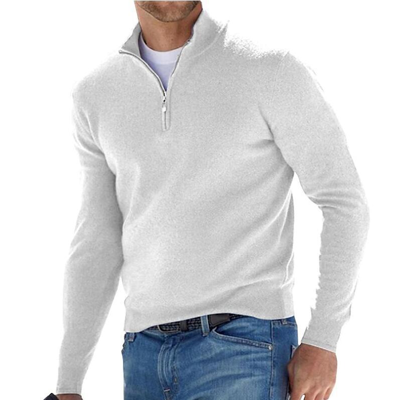 Herrkofta Med Lång Ärm, Enfärgad Design